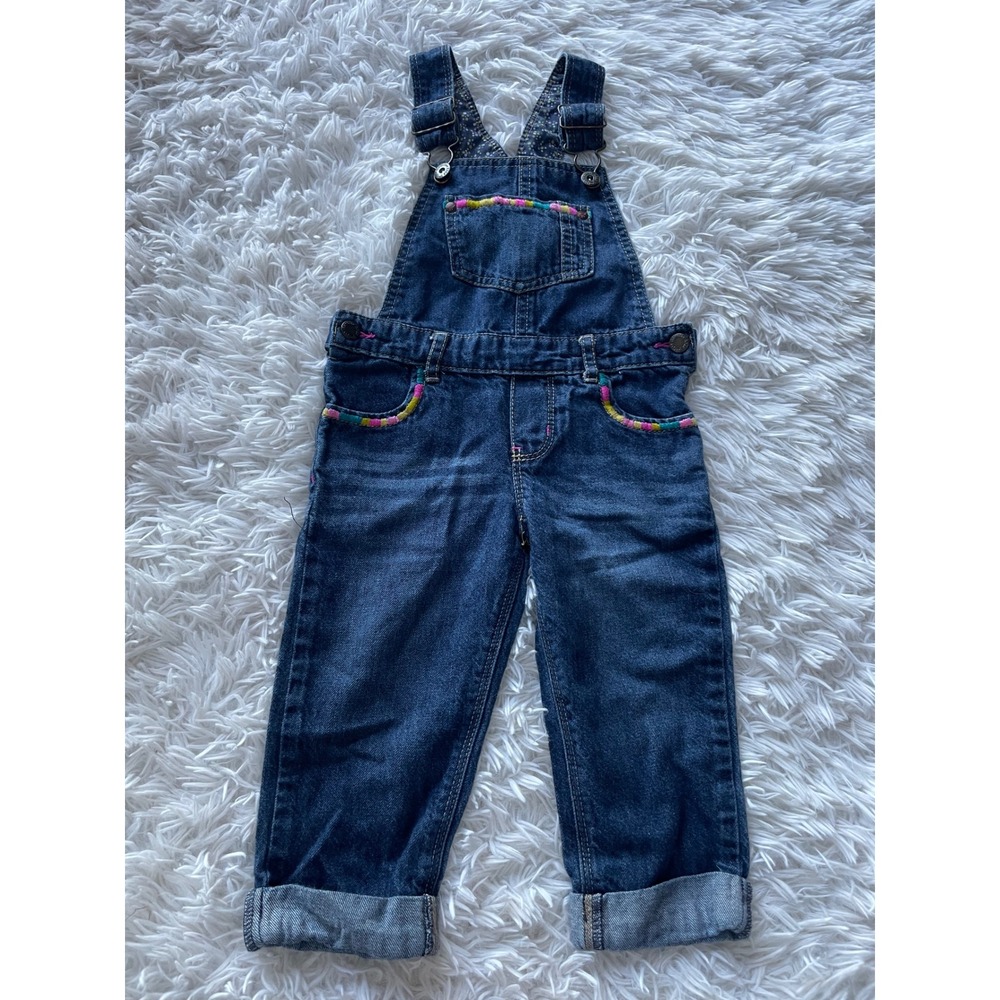 Genuine Kids from OshKosh Embroidered Denim Overalls